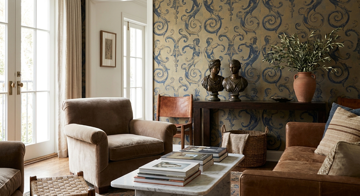 How Italian Renaissance motifs appear in modern luxury interior details