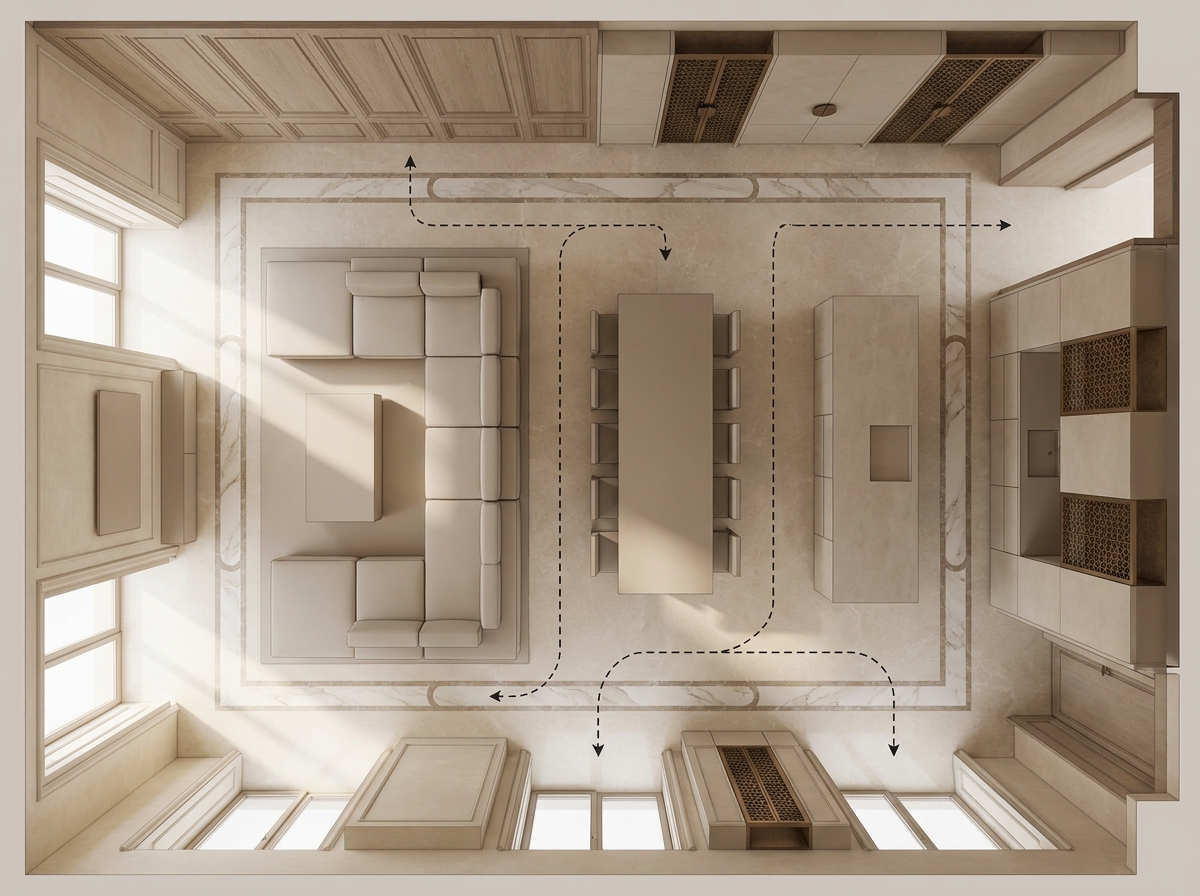 How Italian Renaissance motifs appear in modern luxury interior details